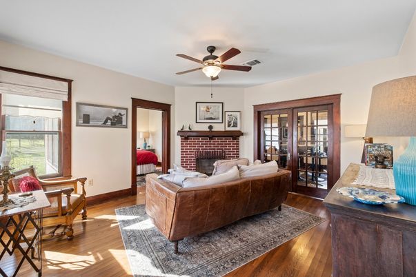 Fireplace, Interior, Living room, Wood Texture Flooring