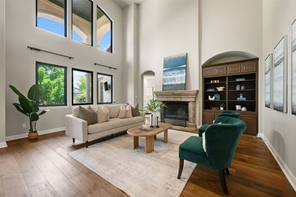 Fireplace, Interior, Living room, Wood Texture Flooring