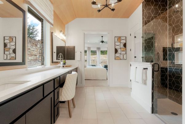 Bathroom, Glass Shower, Interior