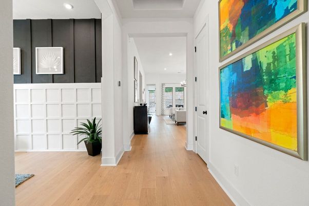 Interior, Recessed Lighting, Wood Texture Flooring