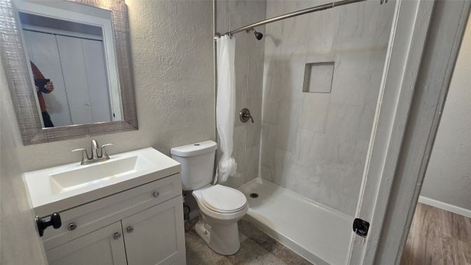 Bathroom, Interior, Wood Texture Flooring