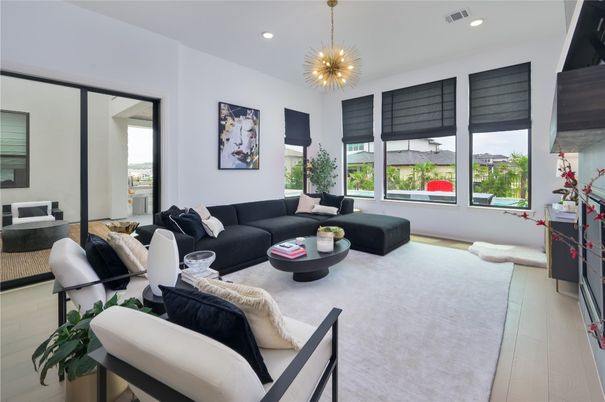 Interior, Living room, Pendant Lights, Recessed Lighting