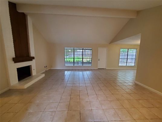 Empty room, Fireplace, Interior