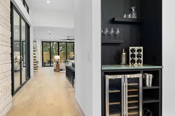 Interior, Recessed Lighting, Wood Texture Flooring