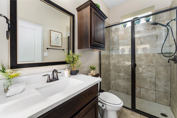 Bathroom, Glass Shower, Interior