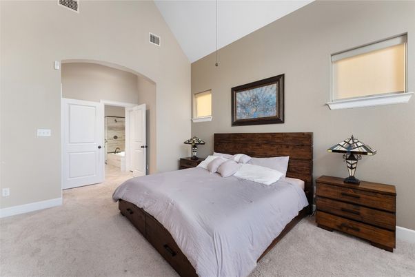 Bedroom, Interior, Pendant Lights