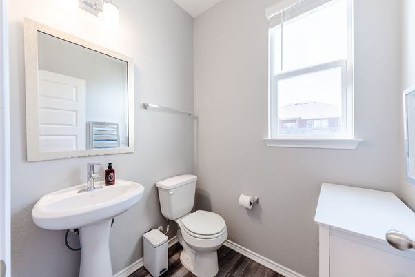 Bathroom, Interior, Wood Texture Flooring