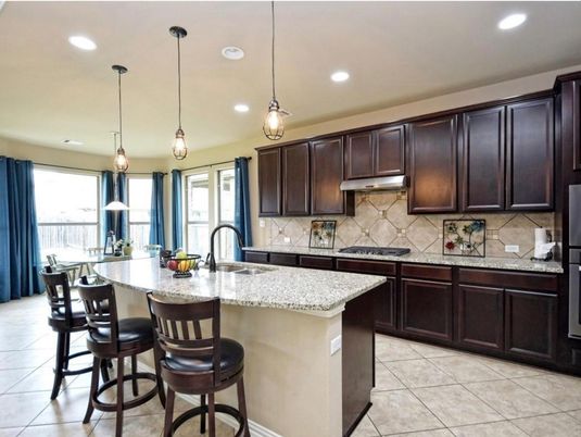 Interior, Kitchen, Pendant Lights, Recessed Lighting