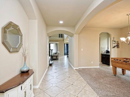 Game Room, Interior, Pendant Lights, Recessed Lighting