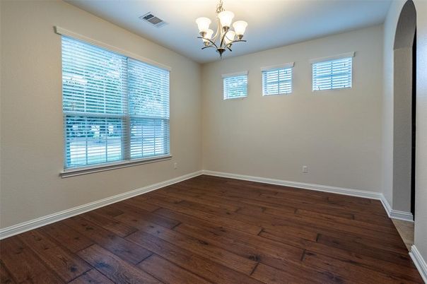 Chandelier, Empty room, Interior, Wood Texture Flooring