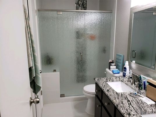 Bathroom, Glass Shower, Interior