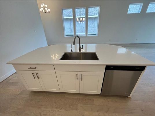 Interior, Kitchen, Marble, Pendant Lights
