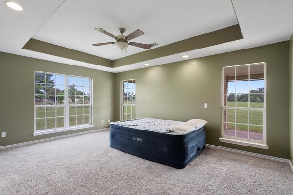 Bedroom, Interior, Recessed Lighting