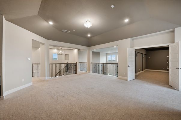 Empty room, Interior, Recessed Lighting