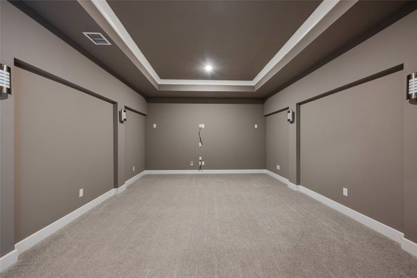 Empty room, Interior, Recessed Lighting