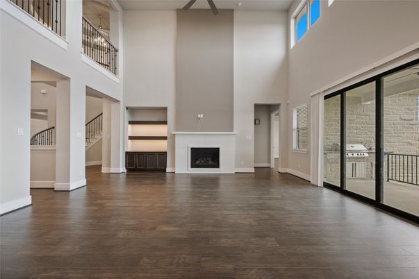 Fireplace, Interior, Wood Texture Flooring