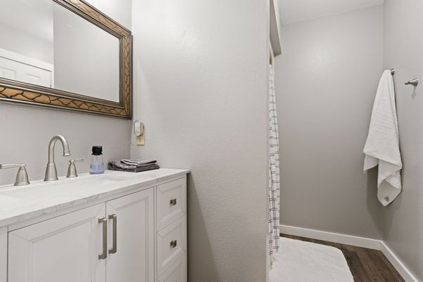 Bathroom, Interior, Wood Texture Flooring