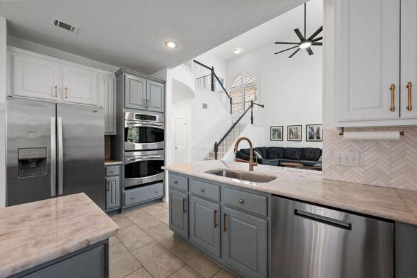 Interior, Kitchen, Recessed Lighting, Stainless Steel Appliances