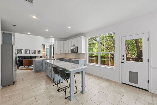 Interior, Kitchen, Recessed Lighting, Stainless Steel Appliances