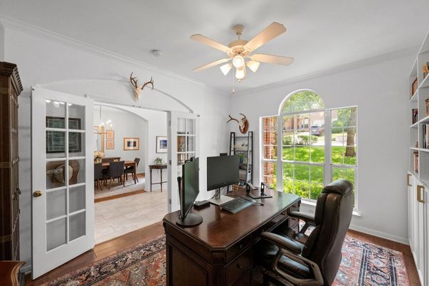 Home Office, Interior, Wood Texture Flooring