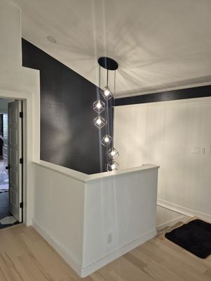 Interior, Pendant Lights, Wood Texture Flooring