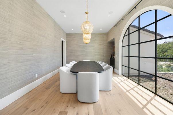 Interior, Pendant Lights, Recessed Lighting, Wood Texture Flooring