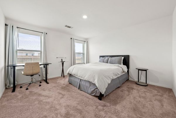 Bedroom, Home Office, Interior, Recessed Lighting