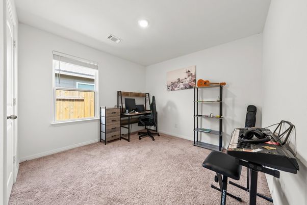 Home Office, Interior, Recessed Lighting