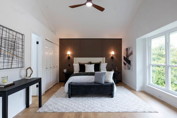 Bedroom, Interior, Wood Texture Flooring
