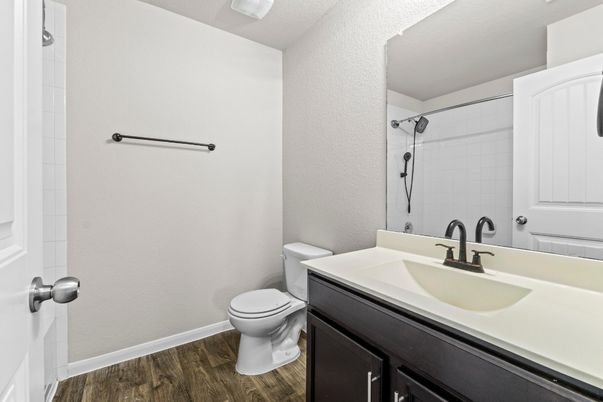 Bathroom, Interior, Wood Texture Flooring
