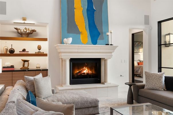 Fireplace, Interior, Living room