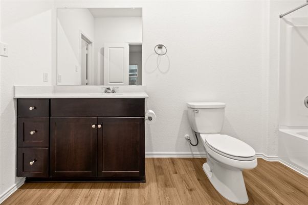 Bathroom, Interior, Wood Texture Flooring