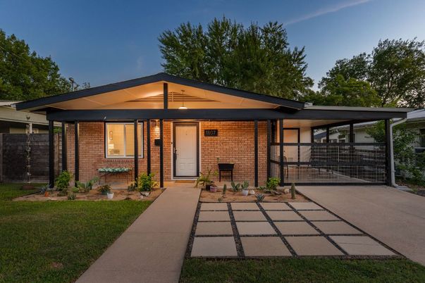 Exterior, Facade, Brick Facade, Modern