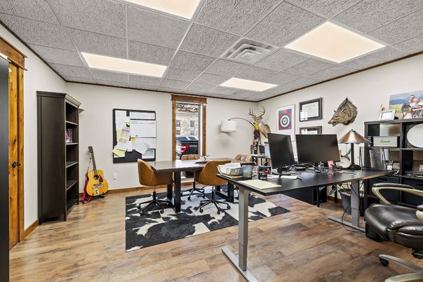 Home Office, Interior, Wood Texture Flooring