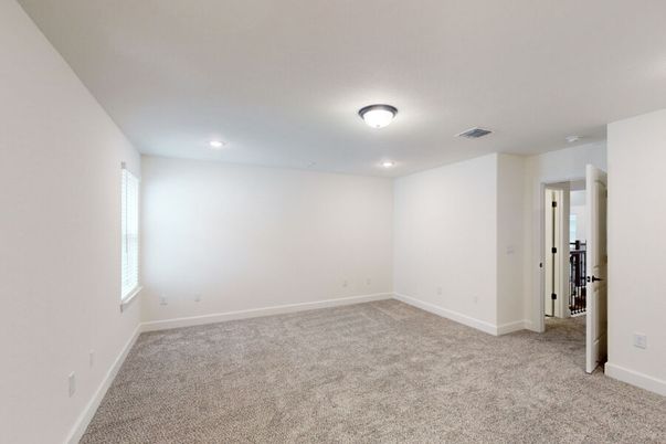 Empty room, Interior, Recessed Lighting