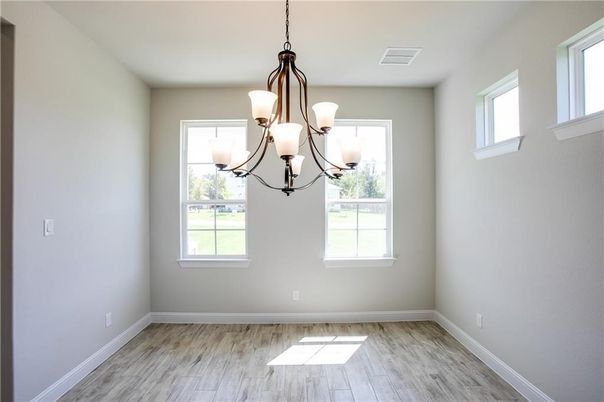 Chandelier, Empty room, Interior, Wood Texture Flooring