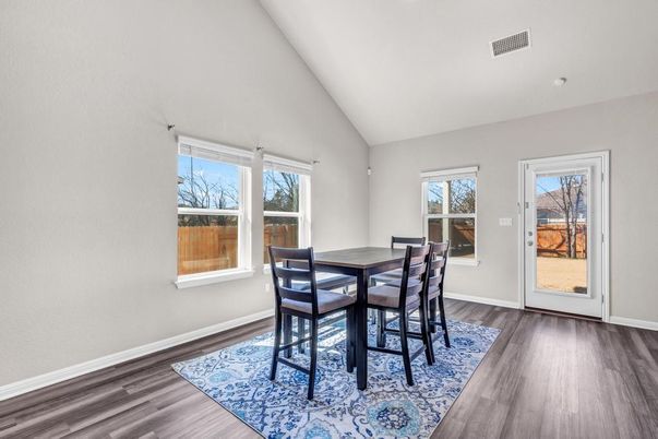 Dining room, Interior, Wood Texture Flooring