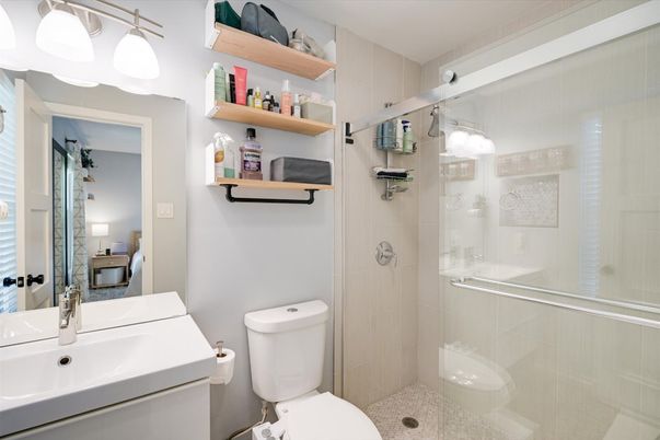Bathroom, Glass Shower, Interior