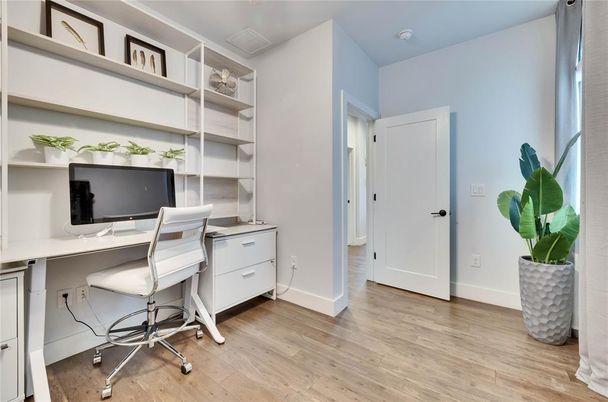 Home Office, Interior, Wood Texture Flooring
