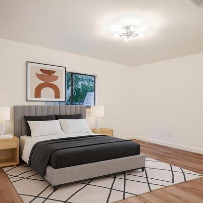 Bedroom, Interior, Wood Texture Flooring