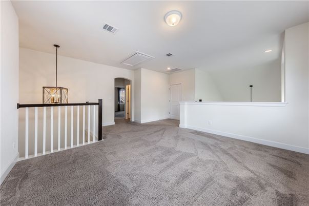Empty room, Interior, Pendant Lights, Recessed Lighting
