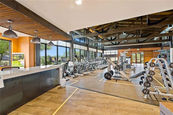 Fitness Equipment, Gym, Interior, Wood Texture Flooring