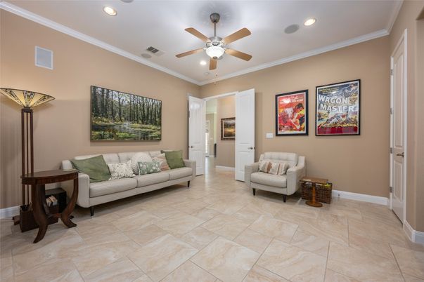 Interior, Living room, Recessed Lighting