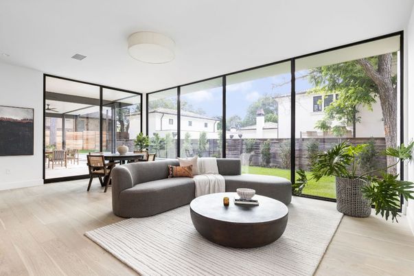 Dining room, Interior, Living room, Sun Room, Wood Texture Flooring