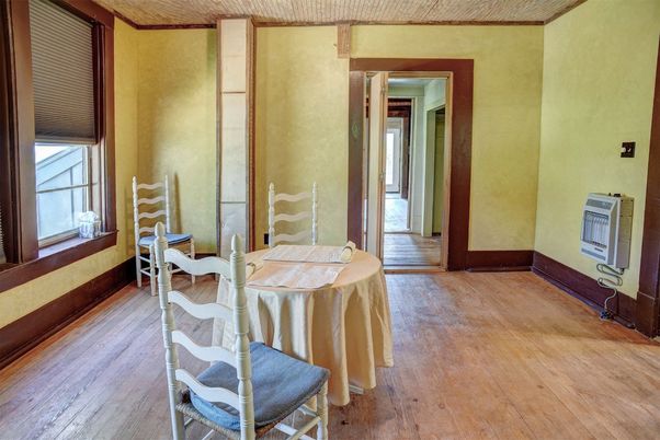 Dining room, Interior, Wood Texture Flooring