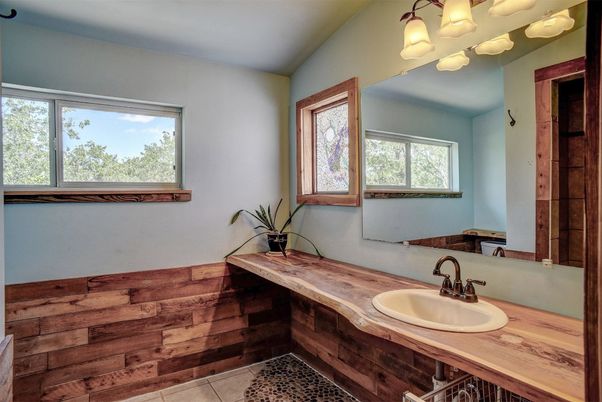 Bathroom, Interior, Wooden Walls