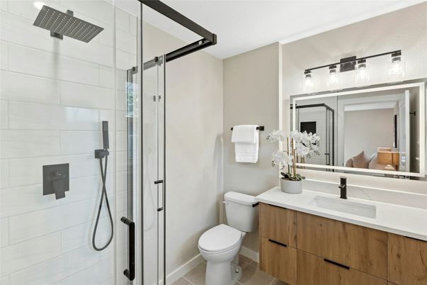 Bathroom, Glass Shower, Interior