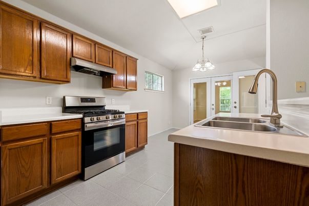 Interior, Kitchen, Pendant Lights, Stainless Steel Appliances