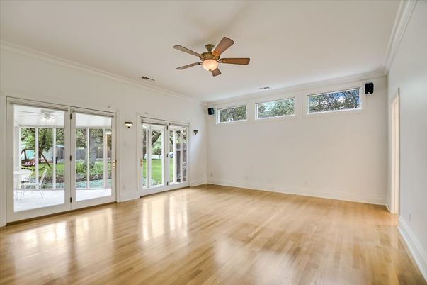 Empty room, Interior, Wood Texture Flooring