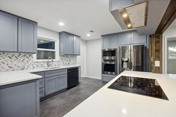 Interior, Kitchen, Recessed Lighting, Stainless Steel Appliances